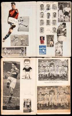 Autographed F.A. Cup Final pictures 1955 to 1960, 1955 Newcastle signatures only, 1956 Birmingham & Manchester City, 1957 Aston Villa only, 1958 Bolto