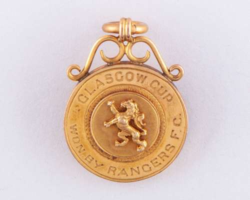 DougieGray 9ct gold Glasgow Cup winners medal, 1934