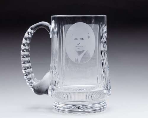 Bobby Moore Fund limited edition Welsh Royal Crystal tankard