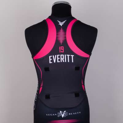 London Pulse, Zara Everitt Match Prepared Netball Dress, size 10, X-Long