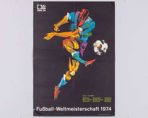 Official poster for the 1974 World Cup in Germany