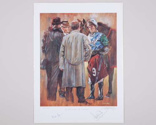 Martin Pipe and A.P. McCoy signed limited print by David Dent ‘In The Company of Champions’