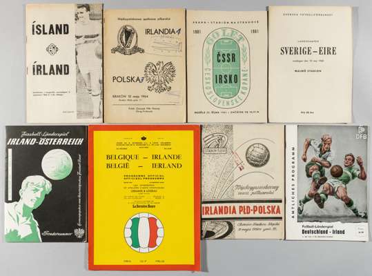 Republic of Ireland away programmes, 1958-66,
 include v Poland, 11th May 1958; v Germany 11th March 1960; v Sweden 18th May 1960; v Czechoslovakia 29