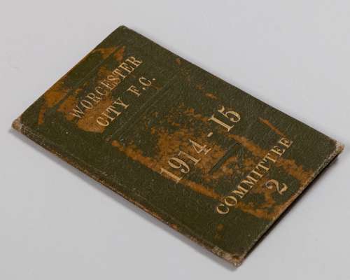 A Worcester City F.C. official fixture booklet, 1914-15