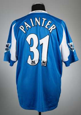 Marcos Painter blue Birmingham City no.31 home jersey, season 2005-06,
 Lonsdale, short-sleeved with BARCLAYS PREMIERSHIP sleeve badges, club crest an