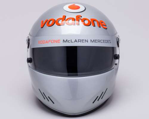 Lewis Hamilton 2007 Signed Goodwood Hot Laps Helmet