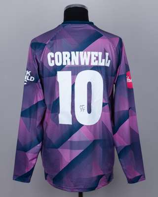 Noah Cornwell Middlesex CCC No.10 match worn shirt v. Surrey, T20 Vitality Blast at Lords