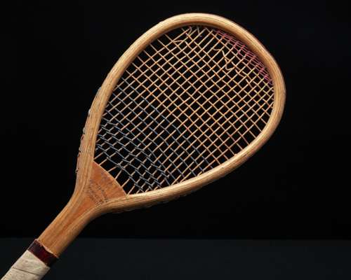 Tilt-headed Lawn Tennis racquet by Henry Malings of Frances Street, Woolwich