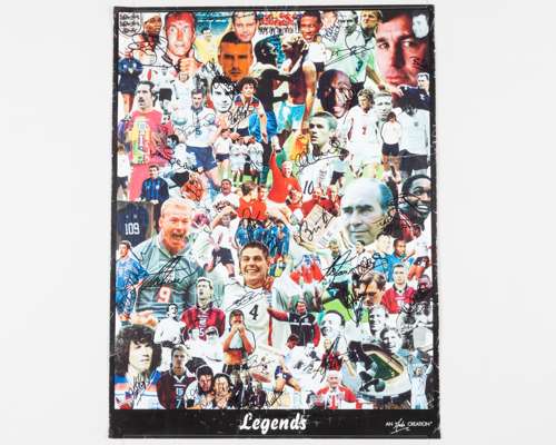 England ‘Legends’ autographed poster