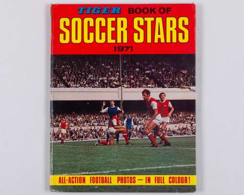 Tiger Book of Soccer Stars 1971, with thirty-four footballing autographs