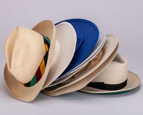 Dickie Bird Test and County Cricket Board sun hat