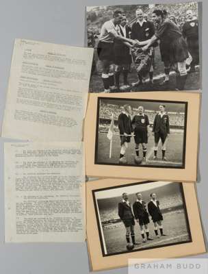 Mervyn Griffiths was referee for two matches and lineman in another in 1950 World Cup