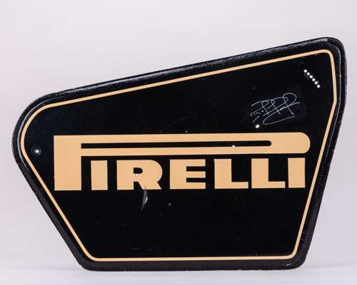 Nigel Mansell Signed Lotus 94T 1983 Rear Wing End Plate