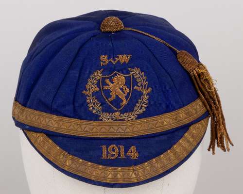 James Reid blue Scotland v. Wales International debut cap, 1914
