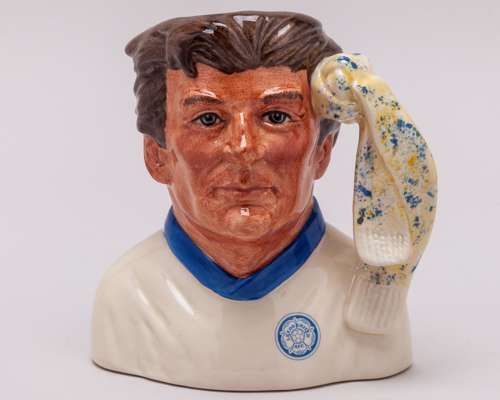 A Royal Doulton Leeds United character jug