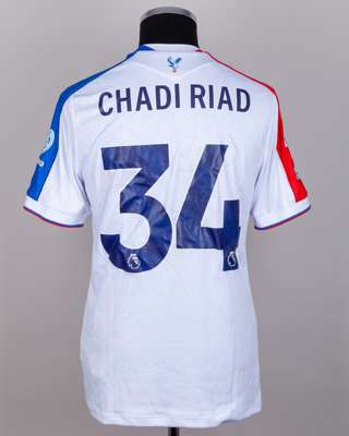 Chadi Riad No.34 Crystal Palace v. Nottingham Forest (Away) match worn shirt