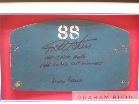 England 1966 World Cup Display features an official seat taken from Wembley Stadium