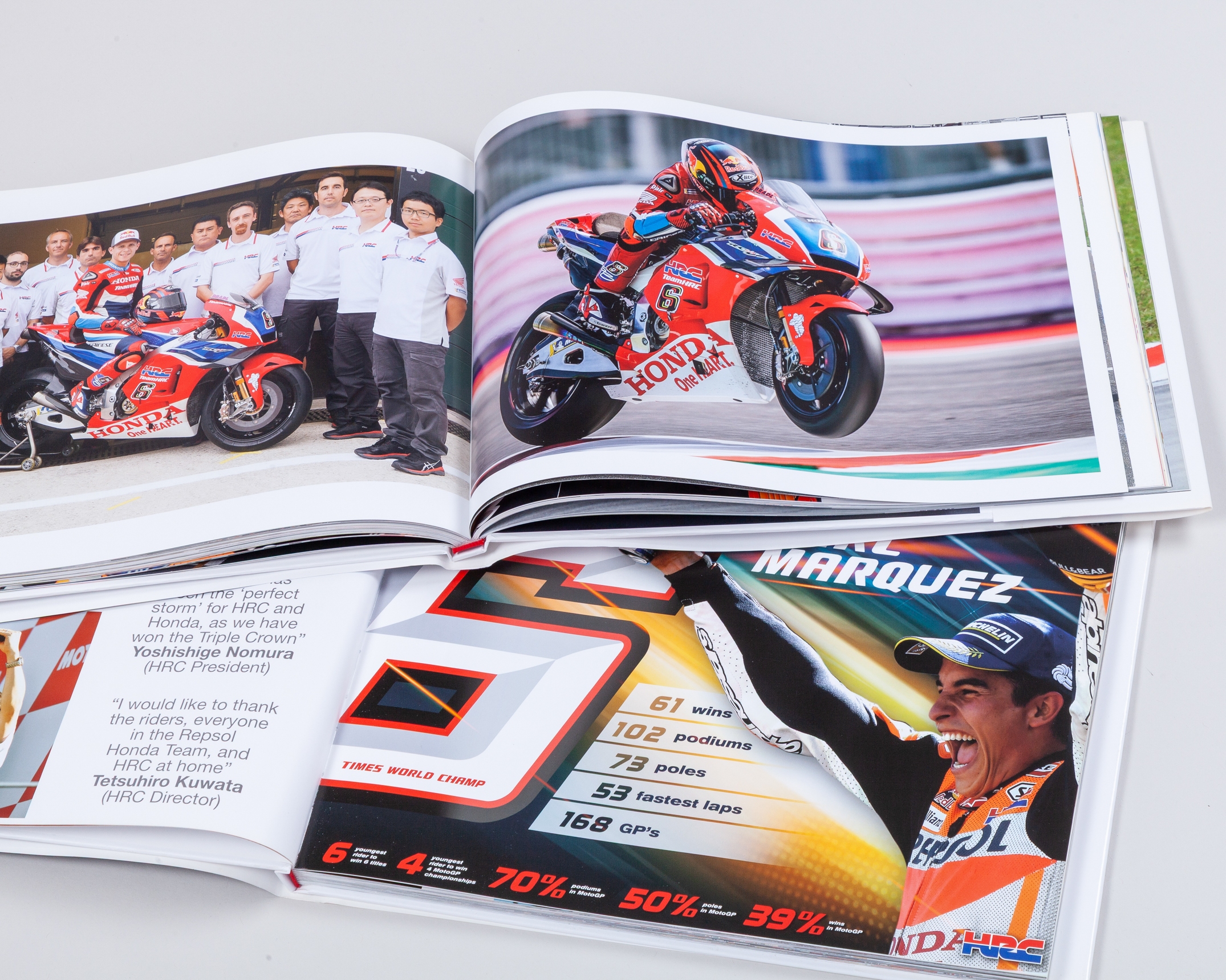 アクセサリー HRC MotoGP 2013-Official Season Book Limited-Edition HRC / Honda MotoGP Book Collection: 2017, 2018