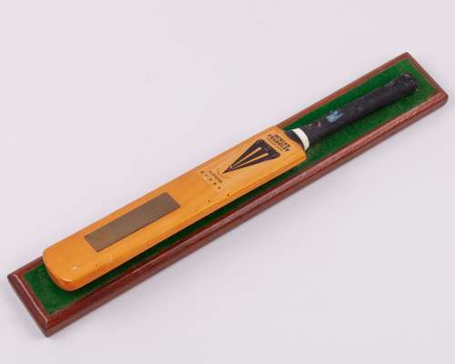Ian Botham - a miniature Duncan Fearnley Supreme cricket bat