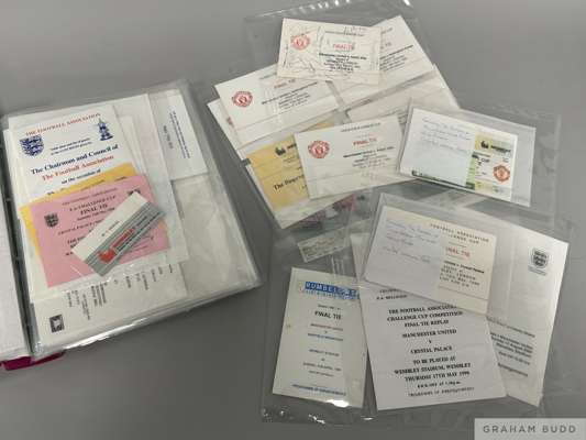 A good collection of Manchester United official itineraries from the Sir Alex Ferguson era,
 often with duplicate examples: League Cup Finals for 1991