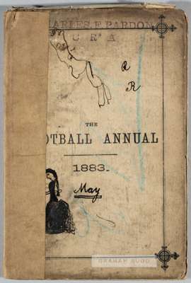 The Football Annual 1883, edited by Charles W. Alcock, published by The Cricket Press, London,
 sixteenth year of publication, 224-pages with card cov