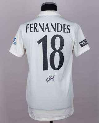 Nathan Fernandes Middlesex CCC No.18 match issued shirt v. Gloucestershire CCC, Lord's 2025