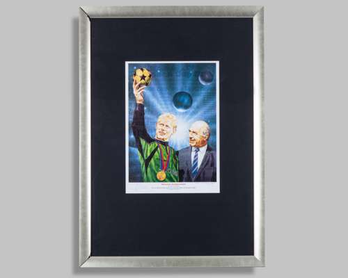 A Heavenly Intervention by Stewart W. Beckett autographed limited edition print