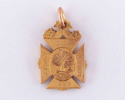 DougieGray 9ct gold Glasgow Charity Cup winners medal, 1933