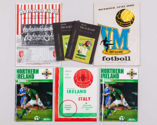 Harry Gregg a 1958 World Cup tournament programme