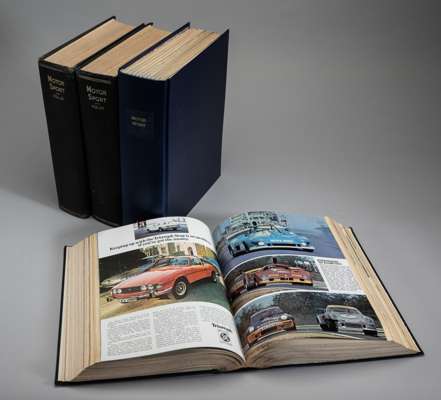 Motor Sport Magazine, a run of 63 bound volumes from the 1930s to the 1990s