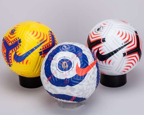 Three Nike Flight Premier League official match balls, 2020-21