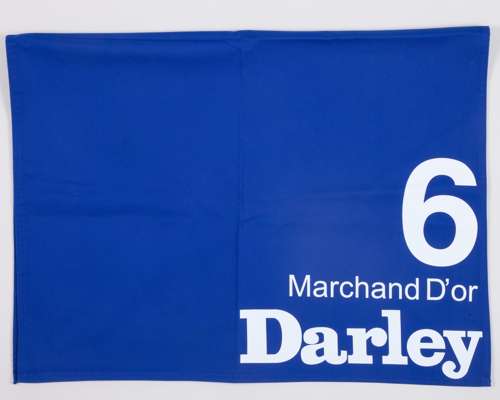 The No.6 number cloth race-used by Marchand D'Or when winning the 2008 July Cup