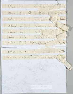 A group of Manchester United weekly wages slips issued to Duncan Edwards in December 1957 & January 1958,
 detailing pay days, other fees earned, gros