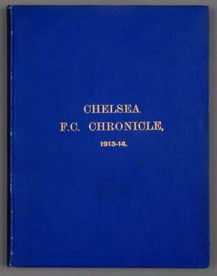 Bound volume of Chelsea home programmes season 1913-14,
 comprising first team (Football League Div 1) and reserves (South-Eastern League), plus Londo