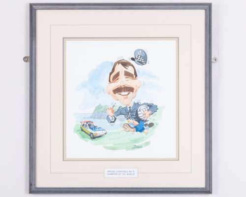 Nigel Mansell Framed Artwork
