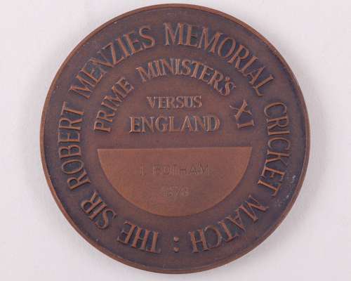 Ian Botham - a bronze medal cricket medal, 1978