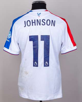 Brennan Johnson No.11 Crystal Palace v. Manchester United (Away) match-worn shirt