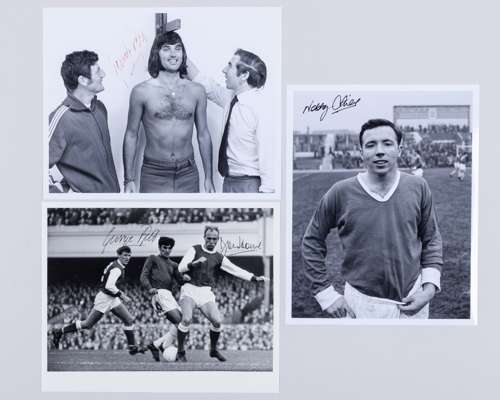 George Best autographed photograph
