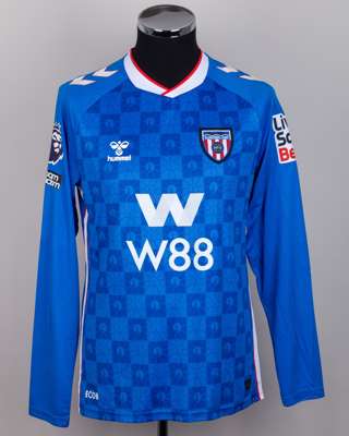 Trai Hume blue No.32 Sunderland long-sleeved shirt