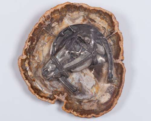 Racing plate worn by Arkle when winning the Gallagher Gold Cup at Sandown Park in 1965,