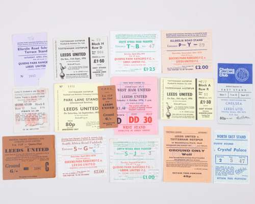 Crystal Palace v. Leeds United F.A.Cup quarter-final ticket, 10th March 1965