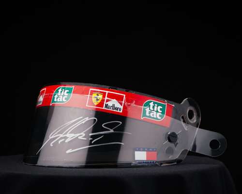 Michael Schumacher 1999 - 2000 Ferrari Signed Used Visor