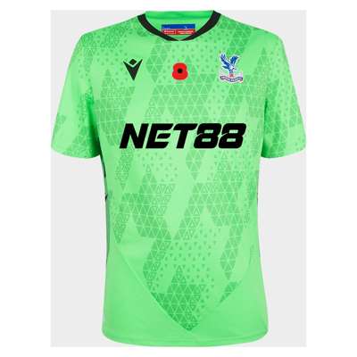 Dean Henderson green No.1 Crystal Palace v. Brentford match worn shirt