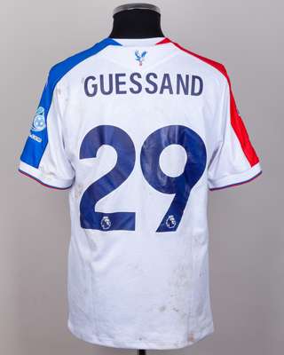 Evann Guessand No.29 Crystal Palace v. Manchester United (Away) match-worn shirt