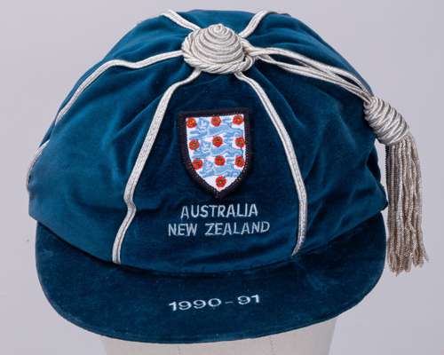 Paul Parker blue England v. New Zealand International cap, 1990-91