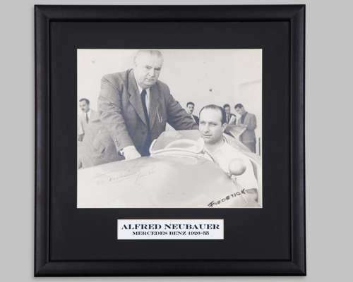 Alfred Neubauer Signed Framed Print