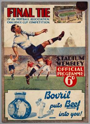 F.A. Cup Final programme Arsenal v Newcastle United, played at Wembley Stadium, 23rd April 1932, 
 32-page, marks to covers, small paper tear to back 
