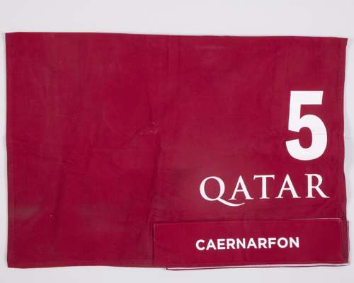 No.5 number cloth worn by Caernarfon in the 2023 Qatar Nassau Stakes at Goodwood