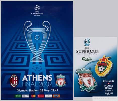 2007 Champions League Final Official poster for the game between AC Milan and Liverpool that took place at the Olympic Stadium
 23rd May 2007, 
 69 by
