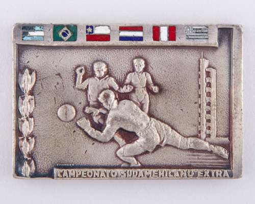 Oscar Omar Miguez a white-metal Uruguay 50th Anniversary medal